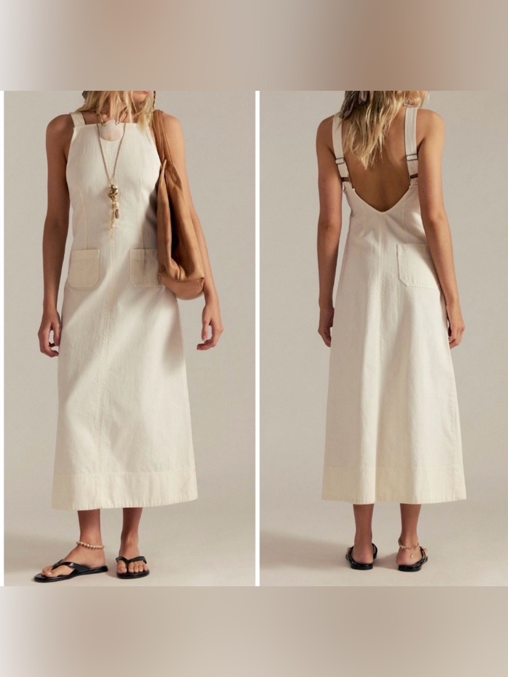 Free People Dex Denim Midi Dress